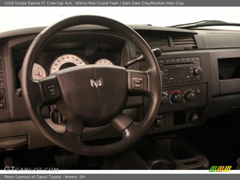 Inferno Red Crystal Pearl / Dark Slate Gray/Medium Slate Gray 2008 Dodge Dakota ST Crew Cab 4x4