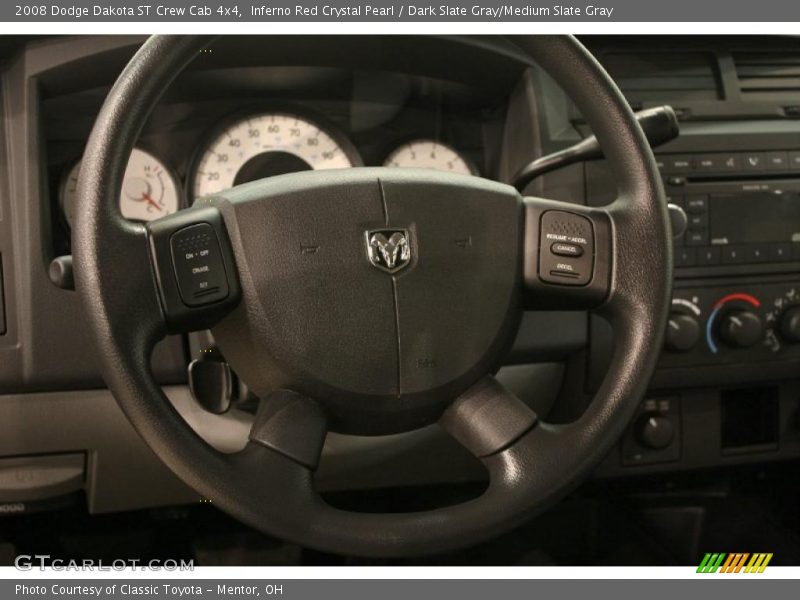 Inferno Red Crystal Pearl / Dark Slate Gray/Medium Slate Gray 2008 Dodge Dakota ST Crew Cab 4x4