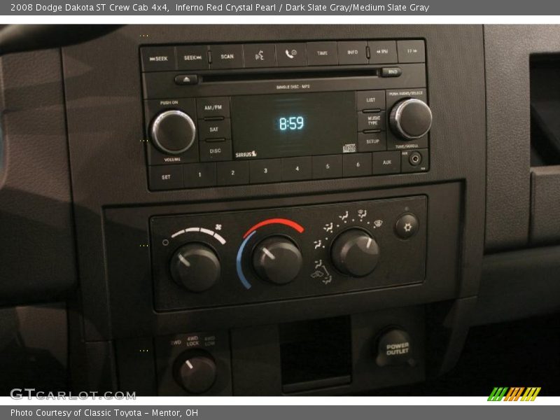 Inferno Red Crystal Pearl / Dark Slate Gray/Medium Slate Gray 2008 Dodge Dakota ST Crew Cab 4x4