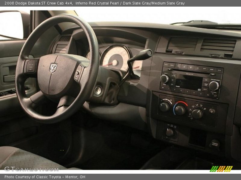 Inferno Red Crystal Pearl / Dark Slate Gray/Medium Slate Gray 2008 Dodge Dakota ST Crew Cab 4x4
