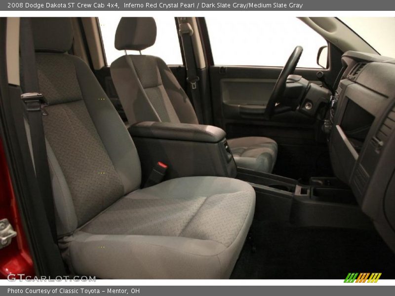 Inferno Red Crystal Pearl / Dark Slate Gray/Medium Slate Gray 2008 Dodge Dakota ST Crew Cab 4x4