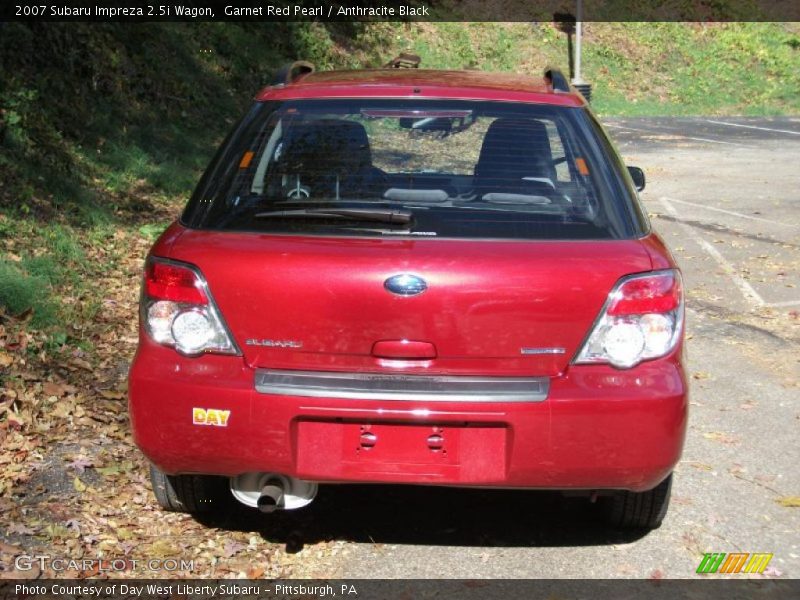 Garnet Red Pearl / Anthracite Black 2007 Subaru Impreza 2.5i Wagon