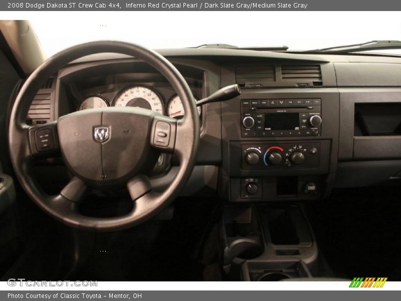Inferno Red Crystal Pearl / Dark Slate Gray/Medium Slate Gray 2008 Dodge Dakota ST Crew Cab 4x4
