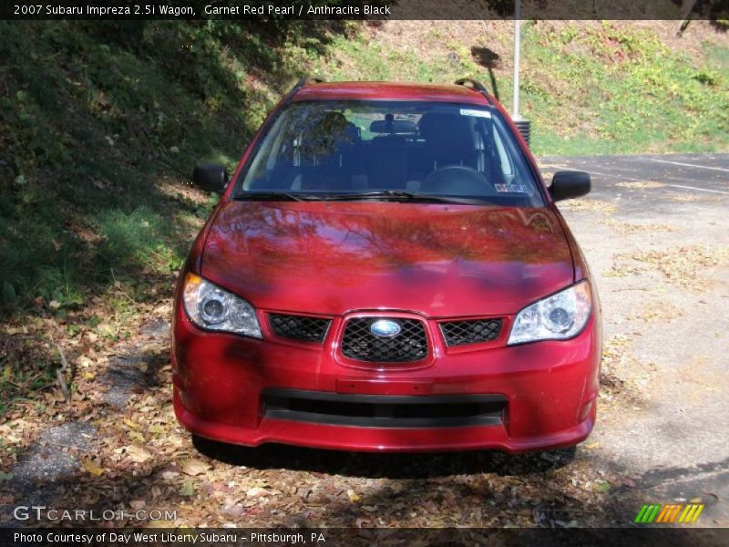 Garnet Red Pearl / Anthracite Black 2007 Subaru Impreza 2.5i Wagon
