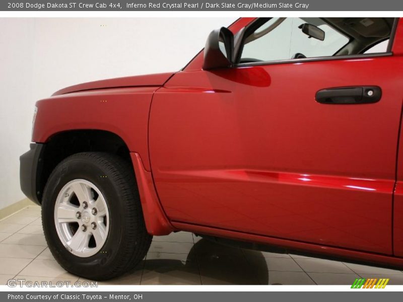 Inferno Red Crystal Pearl / Dark Slate Gray/Medium Slate Gray 2008 Dodge Dakota ST Crew Cab 4x4