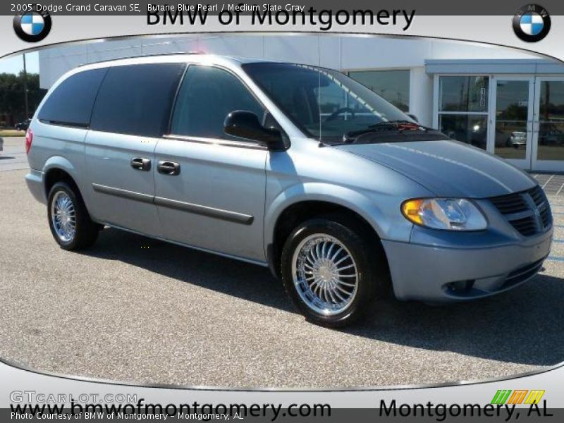 Butane Blue Pearl / Medium Slate Gray 2005 Dodge Grand Caravan SE