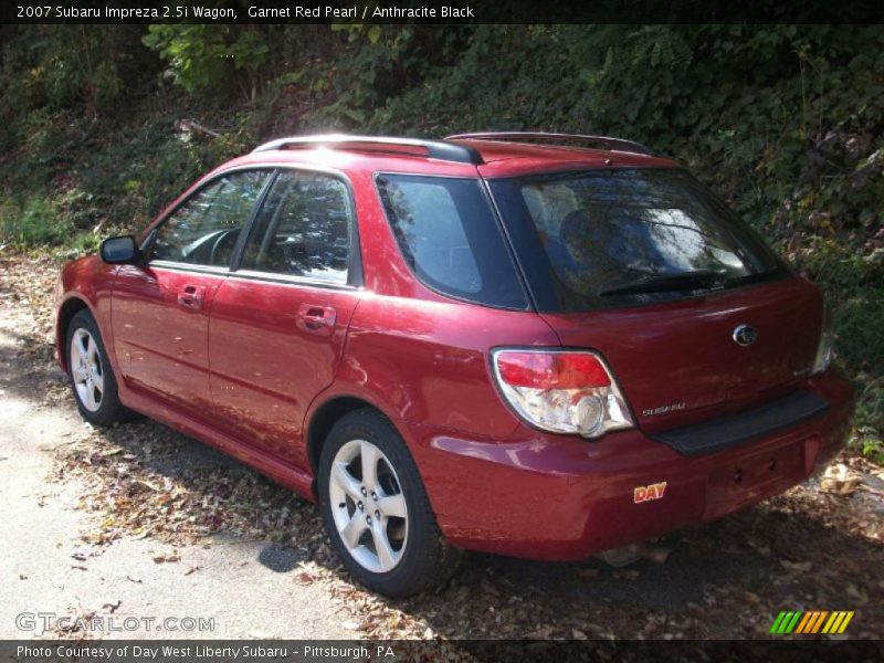 Garnet Red Pearl / Anthracite Black 2007 Subaru Impreza 2.5i Wagon