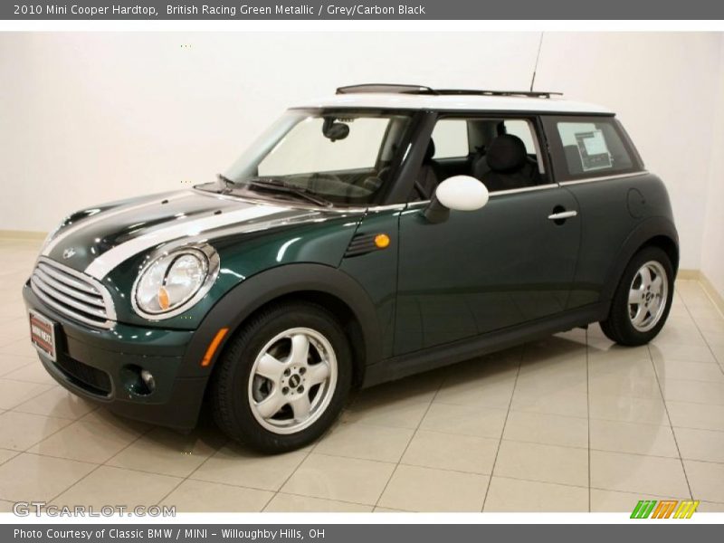 British Racing Green Metallic / Grey/Carbon Black 2010 Mini Cooper Hardtop