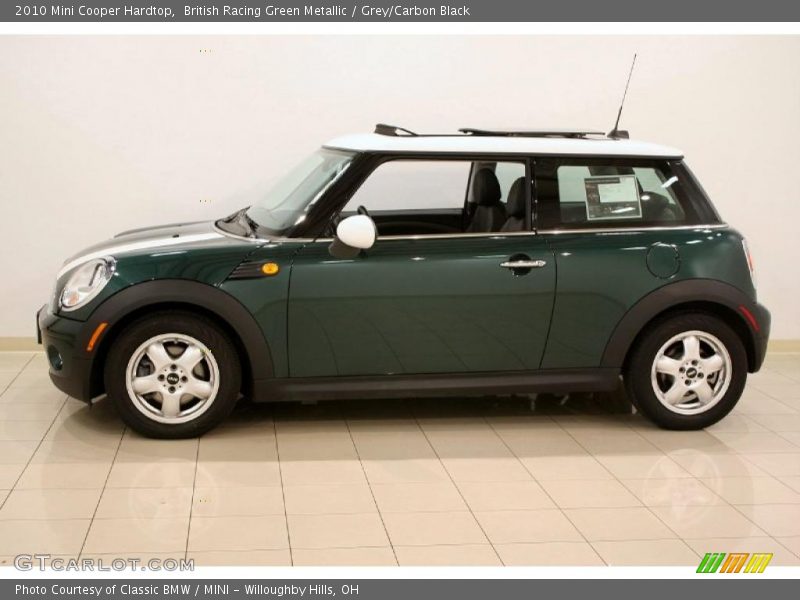 British Racing Green Metallic / Grey/Carbon Black 2010 Mini Cooper Hardtop