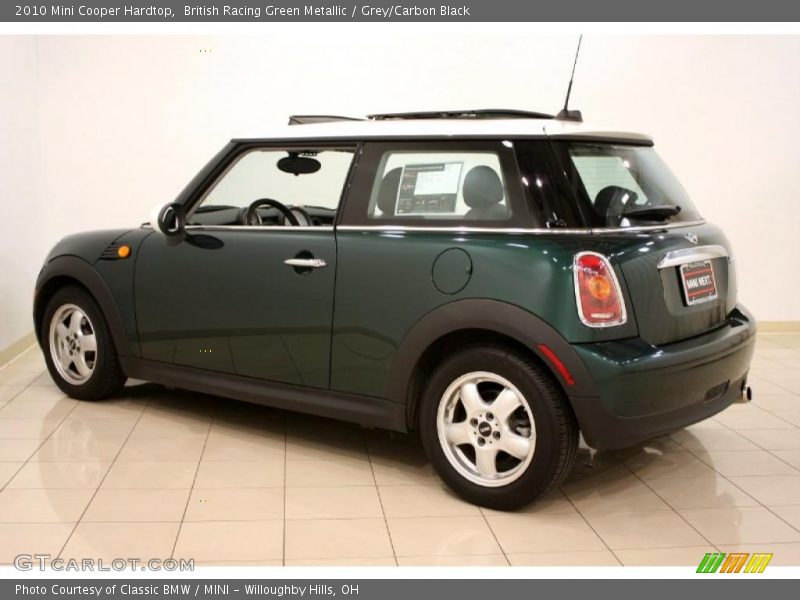 British Racing Green Metallic / Grey/Carbon Black 2010 Mini Cooper Hardtop