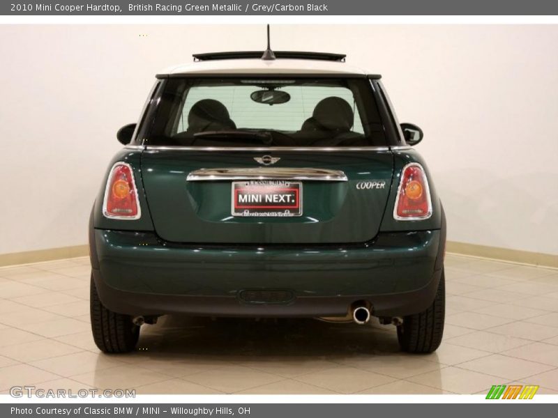 British Racing Green Metallic / Grey/Carbon Black 2010 Mini Cooper Hardtop