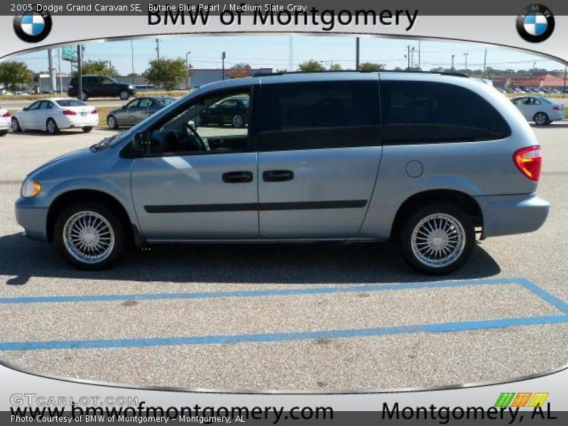 Butane Blue Pearl / Medium Slate Gray 2005 Dodge Grand Caravan SE