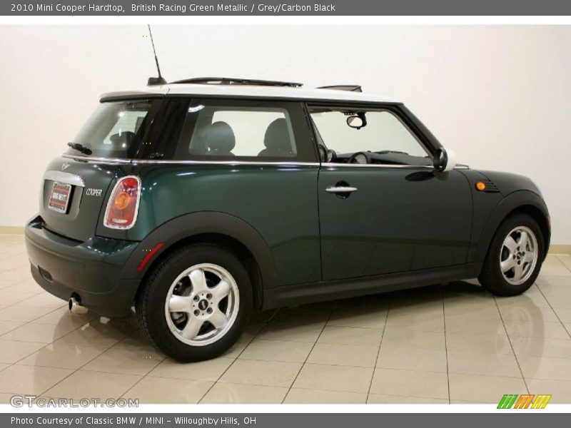 British Racing Green Metallic / Grey/Carbon Black 2010 Mini Cooper Hardtop