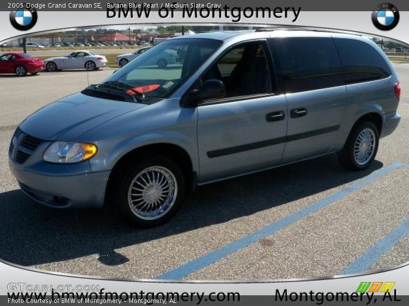 Butane Blue Pearl / Medium Slate Gray 2005 Dodge Grand Caravan SE