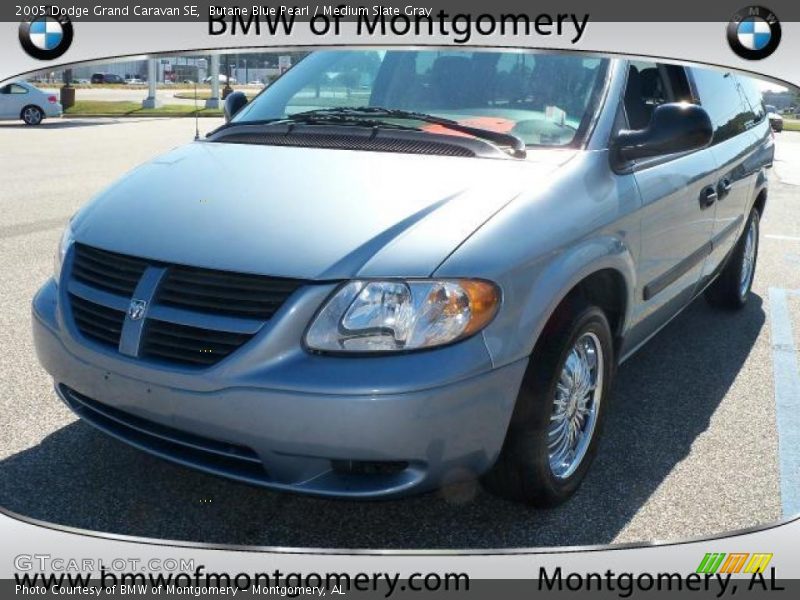 Butane Blue Pearl / Medium Slate Gray 2005 Dodge Grand Caravan SE
