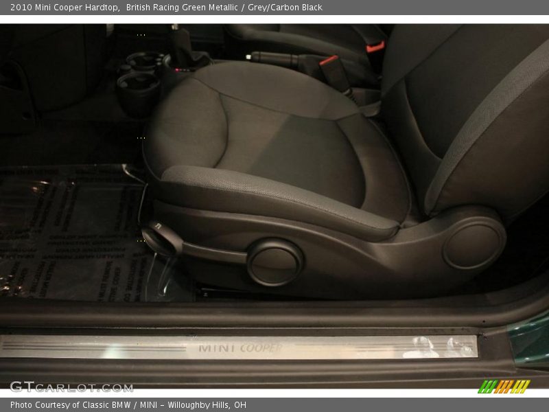 British Racing Green Metallic / Grey/Carbon Black 2010 Mini Cooper Hardtop