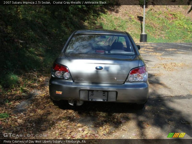 Crystal Gray Metallic / Anthracite Black 2007 Subaru Impreza 2.5i Sedan