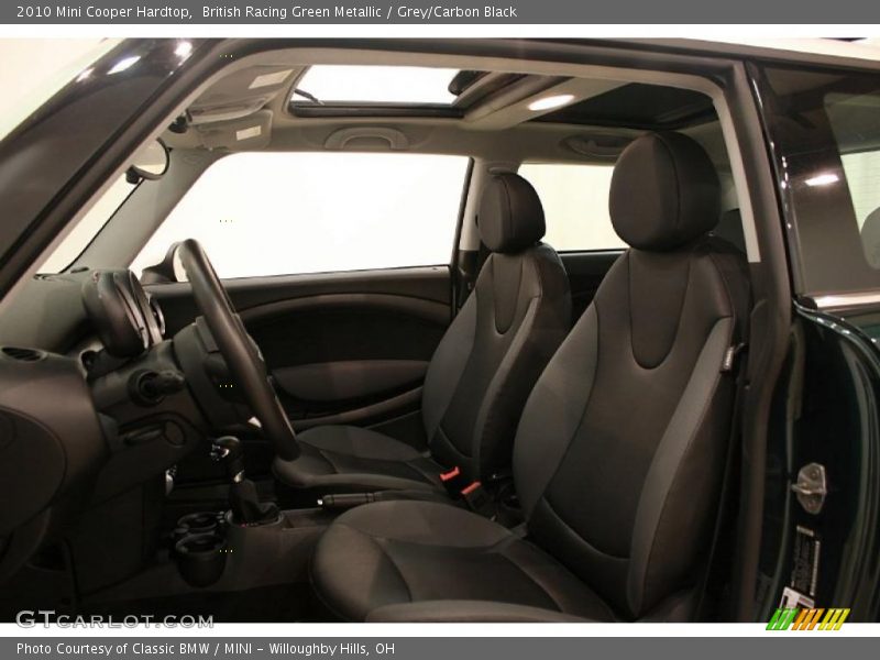 British Racing Green Metallic / Grey/Carbon Black 2010 Mini Cooper Hardtop