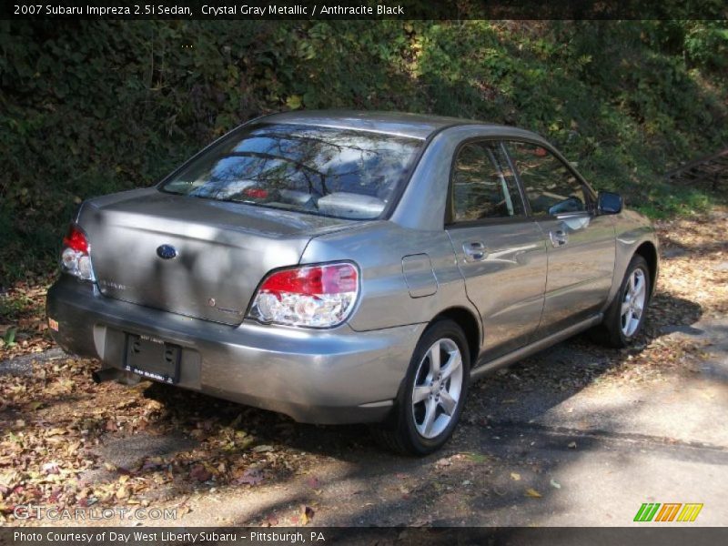 Crystal Gray Metallic / Anthracite Black 2007 Subaru Impreza 2.5i Sedan