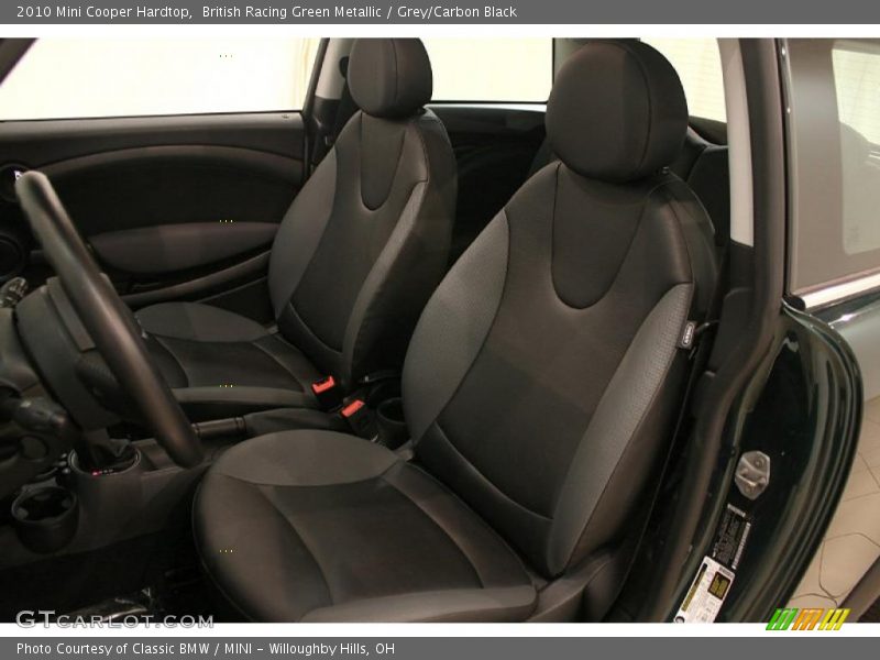 British Racing Green Metallic / Grey/Carbon Black 2010 Mini Cooper Hardtop