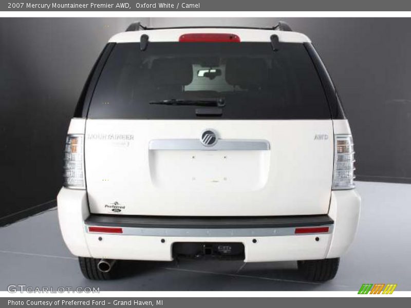 Oxford White / Camel 2007 Mercury Mountaineer Premier AWD