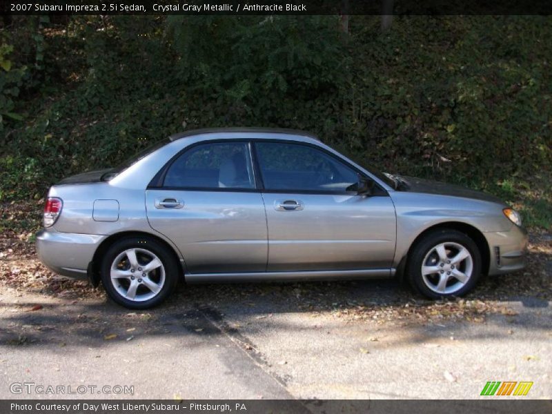 Crystal Gray Metallic / Anthracite Black 2007 Subaru Impreza 2.5i Sedan