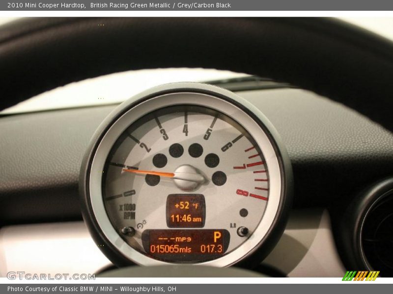 British Racing Green Metallic / Grey/Carbon Black 2010 Mini Cooper Hardtop