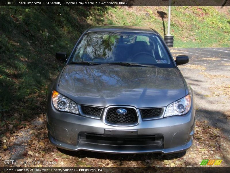 Crystal Gray Metallic / Anthracite Black 2007 Subaru Impreza 2.5i Sedan
