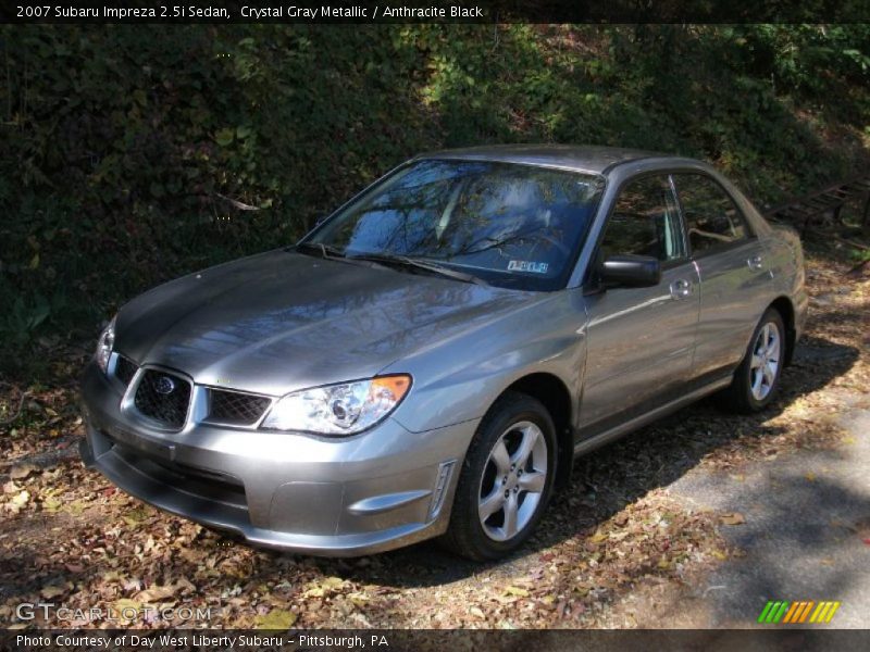 Crystal Gray Metallic / Anthracite Black 2007 Subaru Impreza 2.5i Sedan