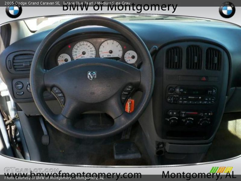 Butane Blue Pearl / Medium Slate Gray 2005 Dodge Grand Caravan SE