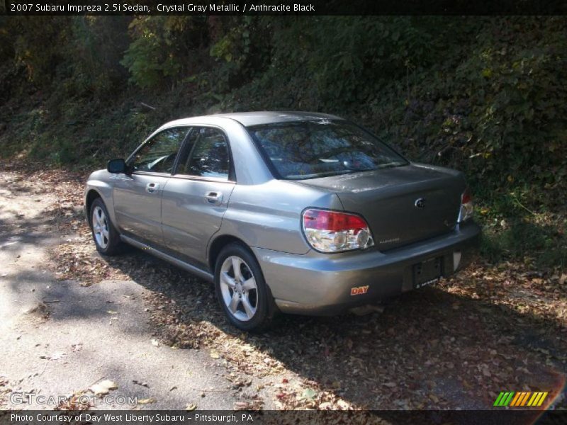 Crystal Gray Metallic / Anthracite Black 2007 Subaru Impreza 2.5i Sedan