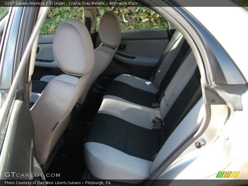 Crystal Gray Metallic / Anthracite Black 2007 Subaru Impreza 2.5i Sedan