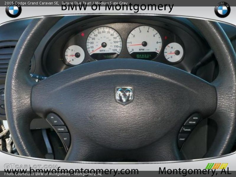 Butane Blue Pearl / Medium Slate Gray 2005 Dodge Grand Caravan SE