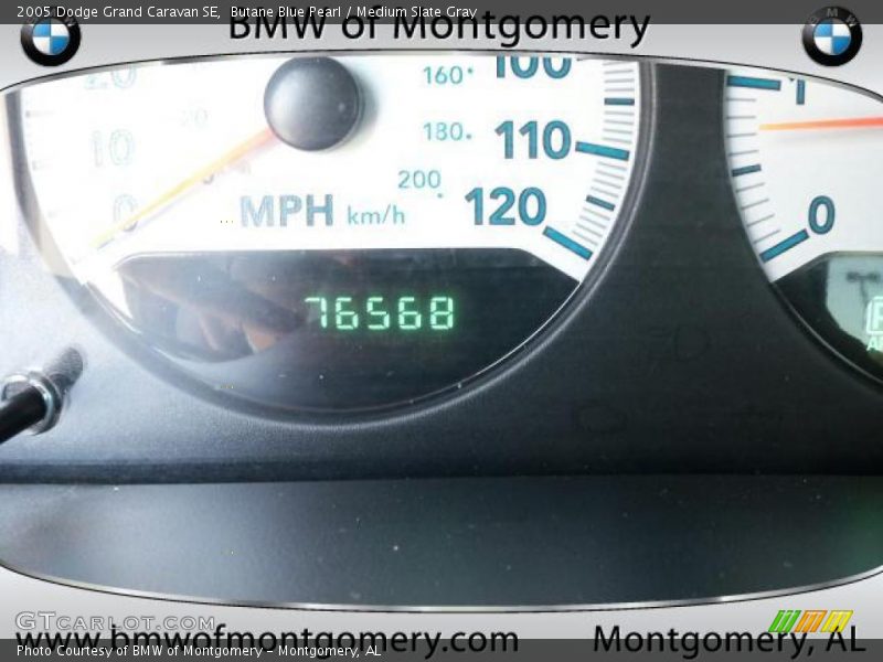 Butane Blue Pearl / Medium Slate Gray 2005 Dodge Grand Caravan SE
