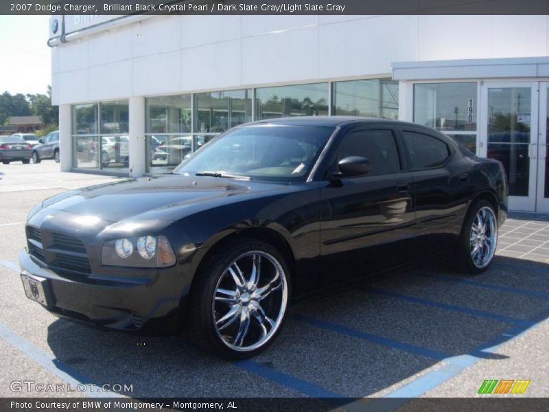 Brilliant Black Crystal Pearl / Dark Slate Gray/Light Slate Gray 2007 Dodge Charger