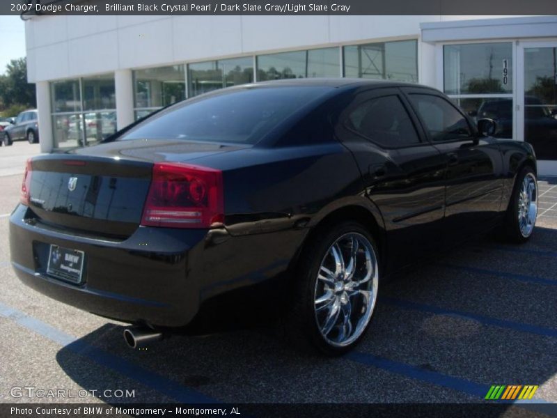 Brilliant Black Crystal Pearl / Dark Slate Gray/Light Slate Gray 2007 Dodge Charger