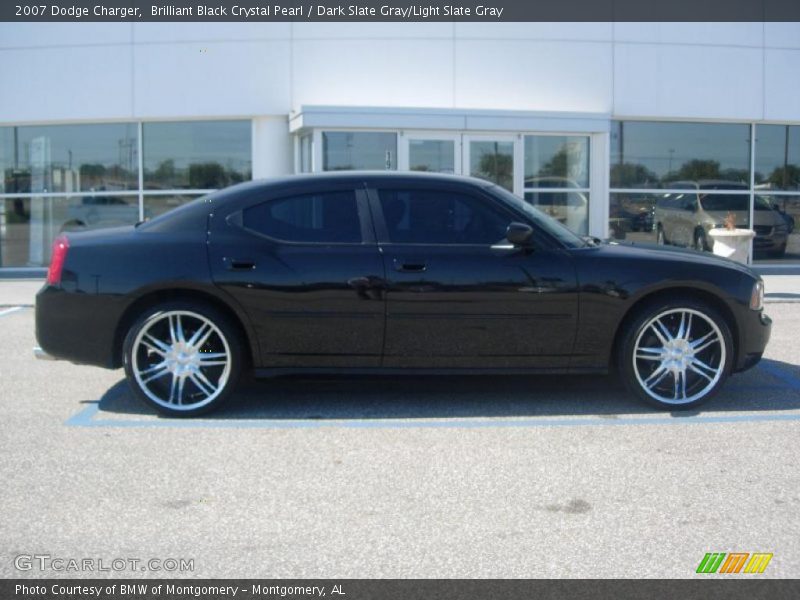 Brilliant Black Crystal Pearl / Dark Slate Gray/Light Slate Gray 2007 Dodge Charger