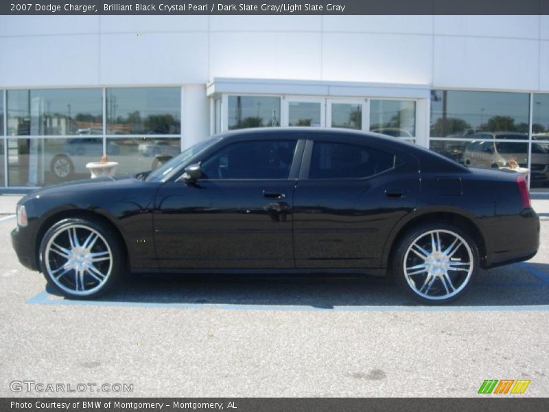 Brilliant Black Crystal Pearl / Dark Slate Gray/Light Slate Gray 2007 Dodge Charger