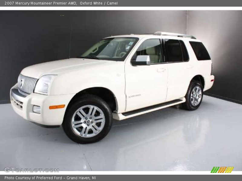 Oxford White / Camel 2007 Mercury Mountaineer Premier AWD