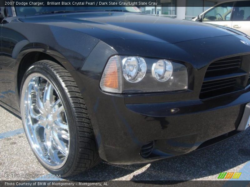 Brilliant Black Crystal Pearl / Dark Slate Gray/Light Slate Gray 2007 Dodge Charger