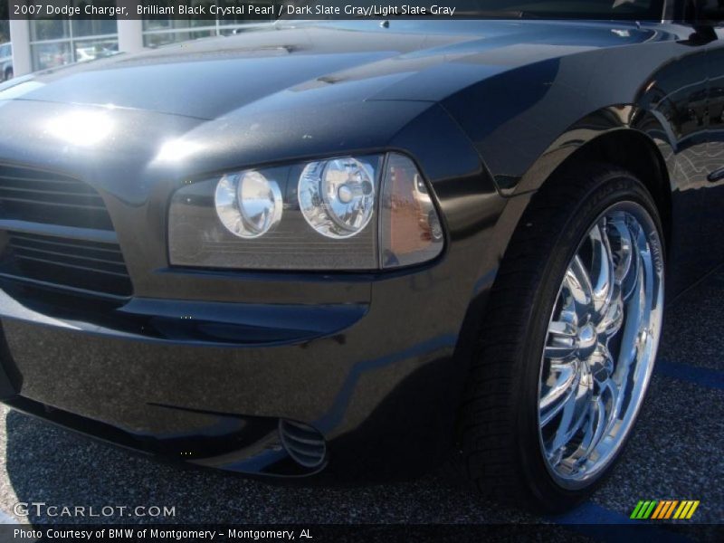 Brilliant Black Crystal Pearl / Dark Slate Gray/Light Slate Gray 2007 Dodge Charger
