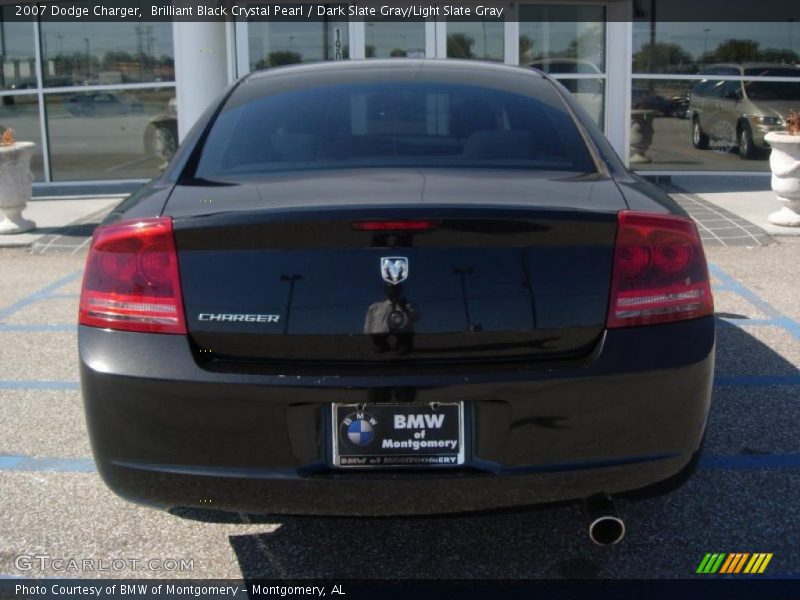 Brilliant Black Crystal Pearl / Dark Slate Gray/Light Slate Gray 2007 Dodge Charger