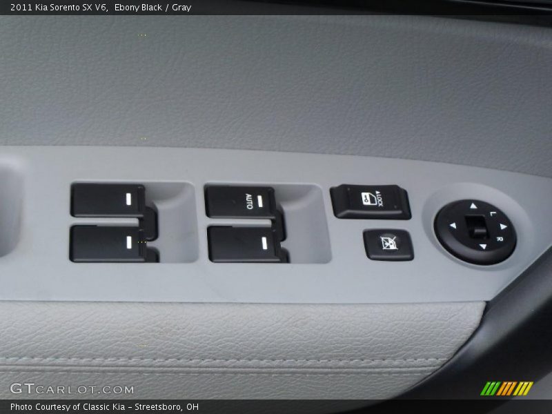 Ebony Black / Gray 2011 Kia Sorento SX V6
