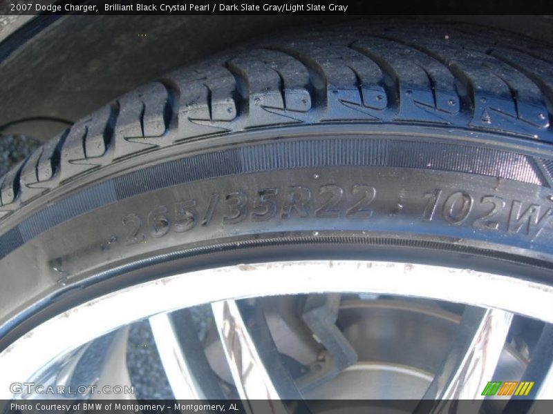 Brilliant Black Crystal Pearl / Dark Slate Gray/Light Slate Gray 2007 Dodge Charger