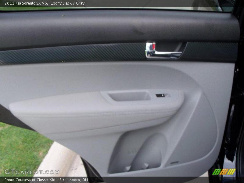 Ebony Black / Gray 2011 Kia Sorento SX V6