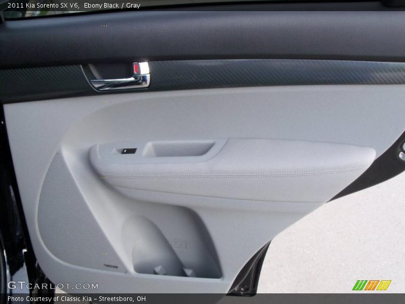Ebony Black / Gray 2011 Kia Sorento SX V6