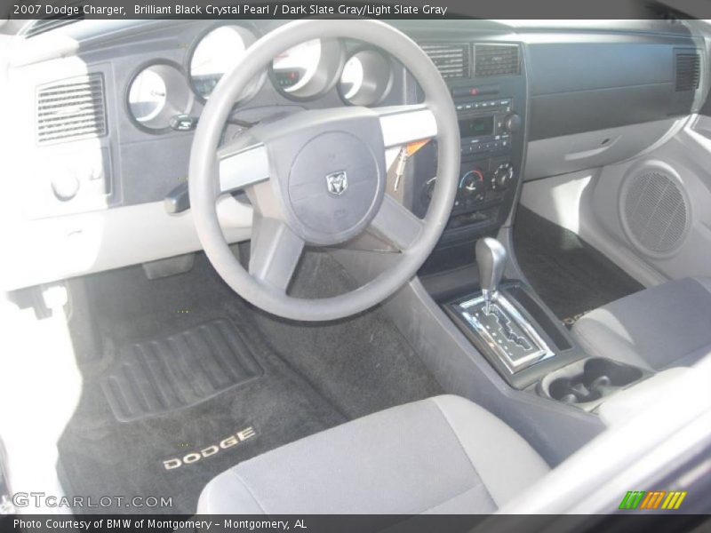 Brilliant Black Crystal Pearl / Dark Slate Gray/Light Slate Gray 2007 Dodge Charger