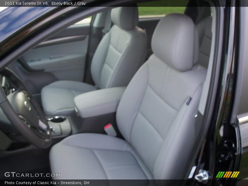 Ebony Black / Gray 2011 Kia Sorento SX V6