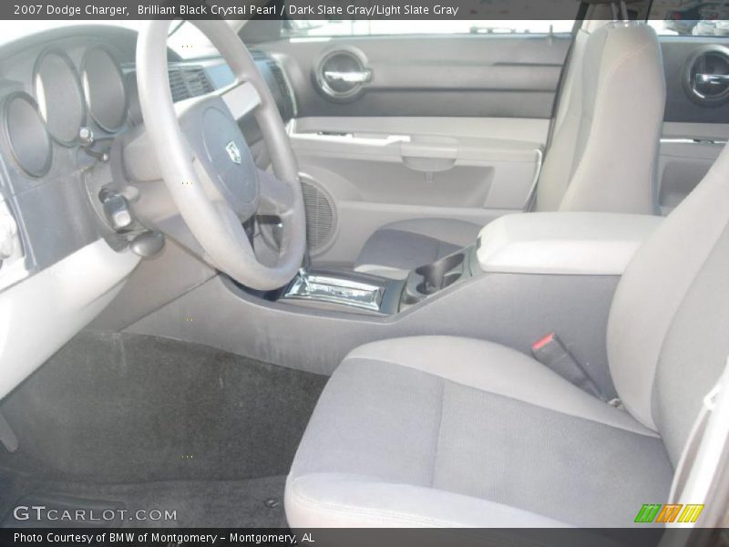 Brilliant Black Crystal Pearl / Dark Slate Gray/Light Slate Gray 2007 Dodge Charger