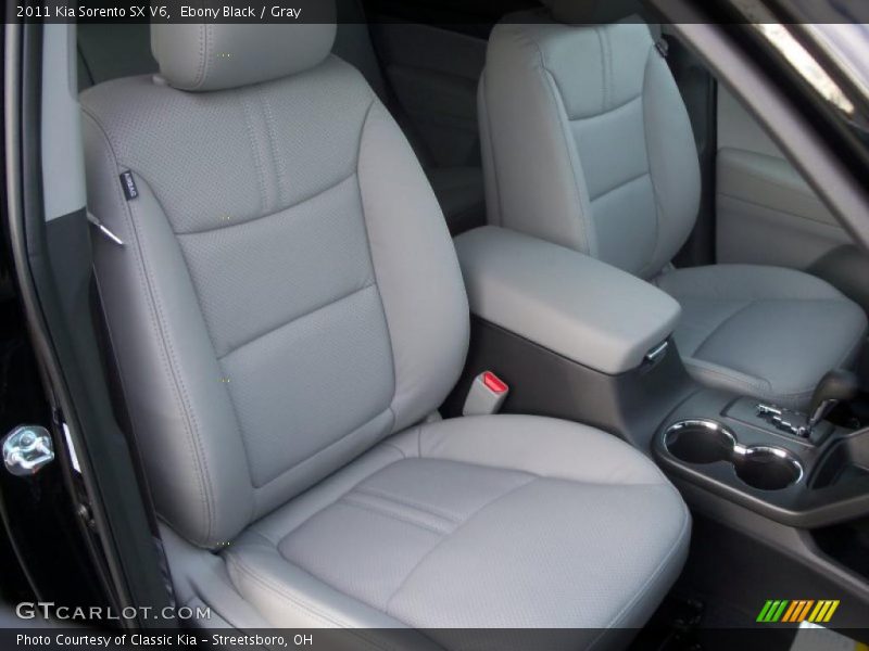  2011 Sorento SX V6 Gray Interior